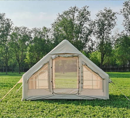Populaire Glamping toile gonflable Camping extérieur personnalisé Luxe polyester Air Tente familiale pour le camping