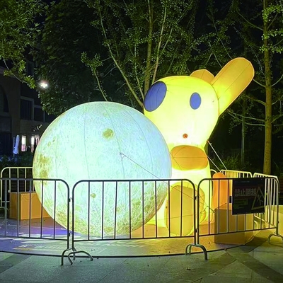 Ballon gonflable avec éclairage LED à l'intérieur Ballon de fête pour les décorations de concert
