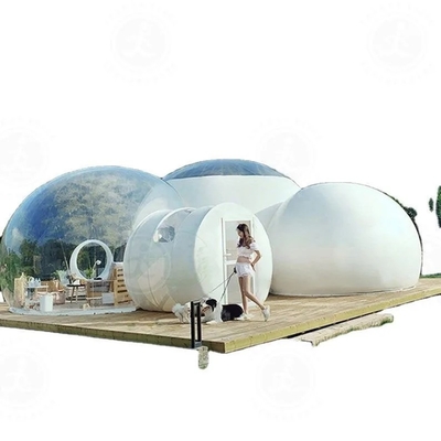 Tente à bulles transparente gonflable pour les fêtards