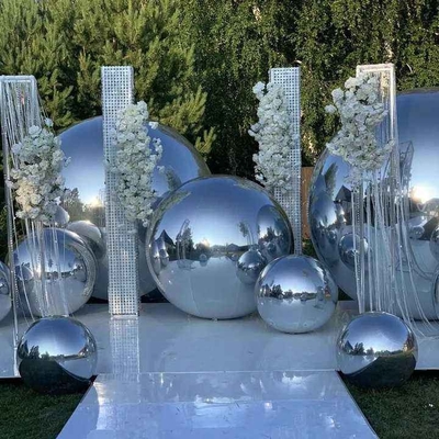 Double couche PVC grande boule miroir décoratif extérieur gonflable