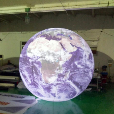 Ballons planétaires gonflables étanches avec des bâtons pour les décorations des fêtes