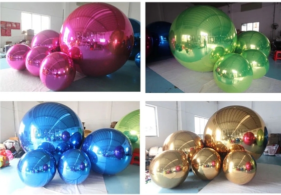 Certificat CE en PVC décoratif à billes de miroir gonflables