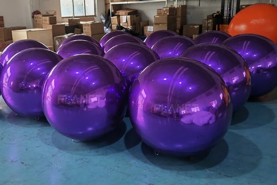 Certificat CE en PVC décoratif à billes de miroir gonflables