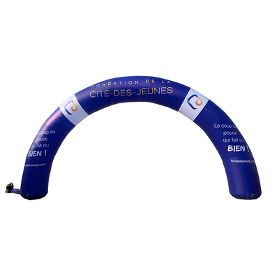 Oxford publicité extérieure géant oxford arc gonflable avec support pour les décorations gonflables