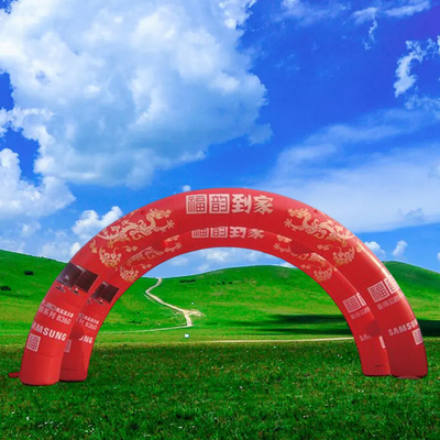 Événements de course Arche de finition gonflable Sublimation par teinture thermique personnalisée Arche de finition gonflable