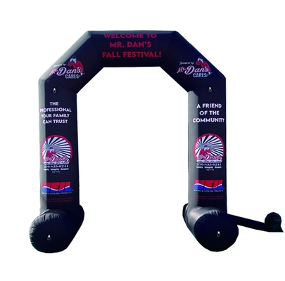 Logo de marque personnalisé Publicité à l'extérieur Utilisé OEM Taille bon marché Prix gonflable arc en vente