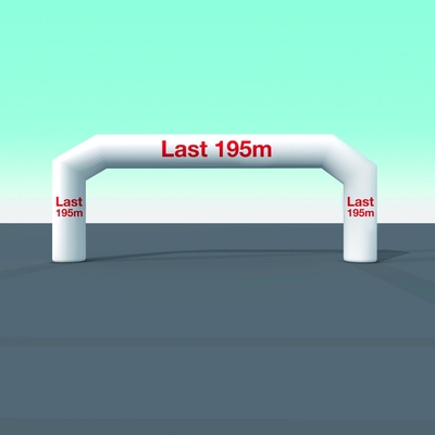 Résistant à l'eau publicité extérieurenig Grand arc gonflable Arcway Design personnalisé arc gonflable