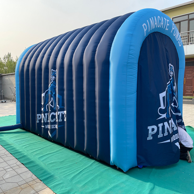 Impression numérique complète Inflatable tunnel géant personnalisé en extérieur Inflatable canal publicité gonflable pour les événements sportifs