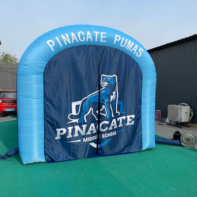 Impression numérique complète Inflatable tunnel géant personnalisé en extérieur Inflatable canal publicité gonflable pour les événements sportifs