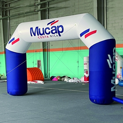 Fabrique personnalisée Entrée de sports de plein air Arches gonflables de publicité Course Arches gonflables Star Finition Arche de porte gonflables