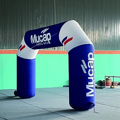 Fabrique personnalisée Entrée de sports de plein air Arches gonflables de publicité Course Arches gonflables Star Finition Arche de porte gonflables