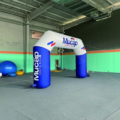 Fabrique personnalisée Entrée de sports de plein air Arches gonflables de publicité Course Arches gonflables Star Finition Arche de porte gonflables