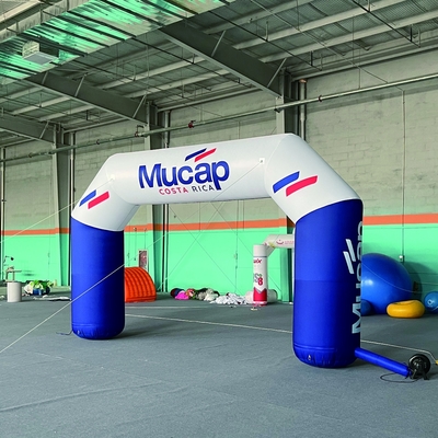 Fabrique personnalisée Entrée de sports de plein air Arches gonflables de publicité Course Arches gonflables Star Finition Arche de porte gonflables