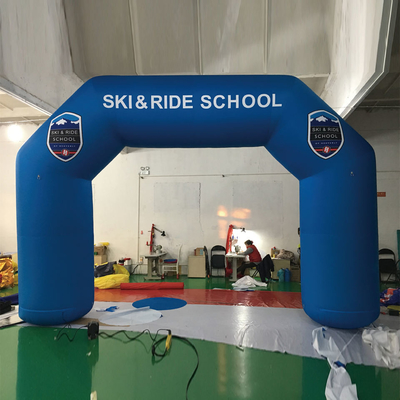 Logo d'impression personnalisé Arc gonflable de sport géant pour l'extérieur Arc de course pour la compétition Amusement