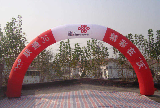 Événement en plein air Impression personnalisée Arches de ligne de départ et d'arrivée Arches gonflables sportives publicitaires avec logo