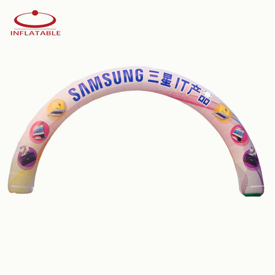 logo couleur impression numérique arc gonflable/porte arcway pour événement de course sportive de départ ligne finie arc gonflable de course