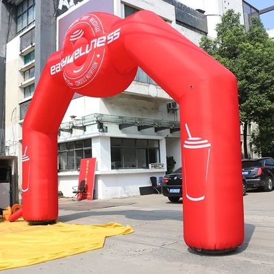 Arc d'entrée extérieur gonflable course de départ ligne d'arrivée arc gonflable pour l'événement publicitaire