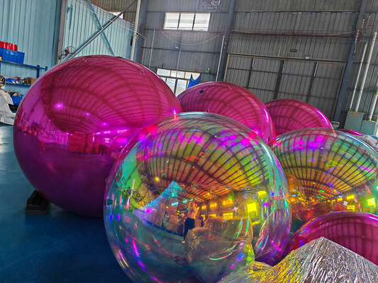 Ballon miroir publicitaire personnalisé de 1,5 m 2 m