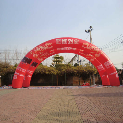 Impression de logo de taille personnalisée Publicité extérieure Arc gonflable pour événement sportif