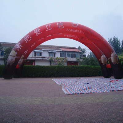 Impression de logo de taille personnalisée Publicité extérieure Arc gonflable pour événement sportif