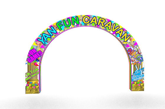 Prix de gros de l'usine de Tianyili Matériau PVC approuvé CE souffleur personnalisé taille de logo arc gonflable