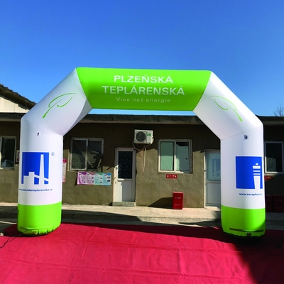Arc gonflable décoratif extérieur, y compris le souffleur d'air