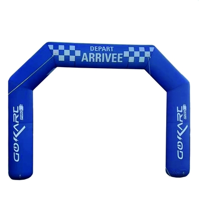 prix de gros de l'usine Logo personnalisé événements marathon départ ligne d'arrivée arc gonflable