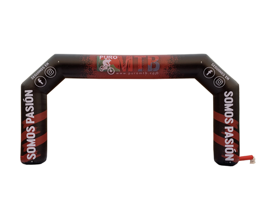prix de gros de l'usine Logo personnalisé événements marathon départ ligne d'arrivée arc gonflable