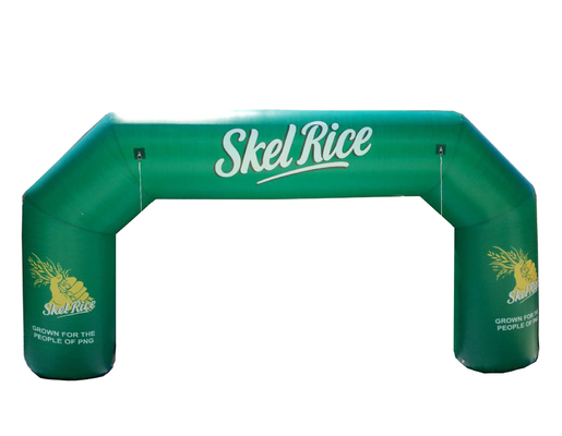 prix de gros de l'usine Logo personnalisé événements marathon départ ligne d'arrivée arc gonflable