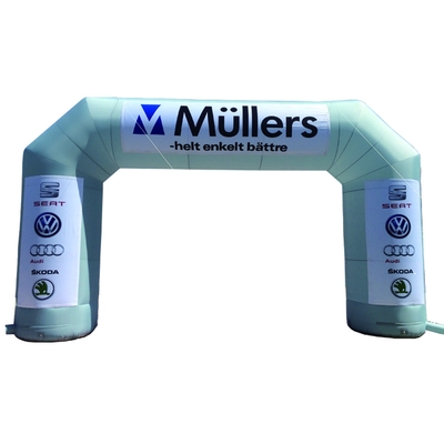 420D tissu d'Oxford personnaliser le logo taille publicité commerciale arc gonflable