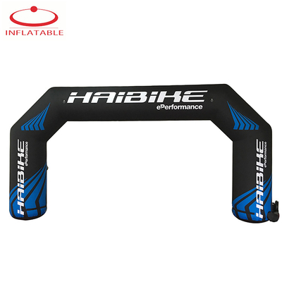 Publicité colorée Entrée gonflable personnalisée personnaliser la taille avec lumière LED