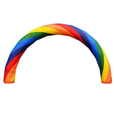 Impression numérique à arc-en-ciel gonflable à cinq côtés