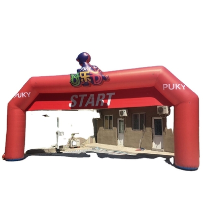 Cartoon Arche gonflable de finition personnalisée Publicité pour les événements sportifs