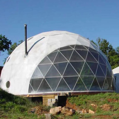 Nouveau design 4 à 10 personnes 850g Tissu en PVC Glamping Dome Chambre de luxe Tentes