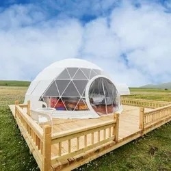 chantier de camping de luxe chauffé à l'unique domé igloo événements de fête fabricant de tente
