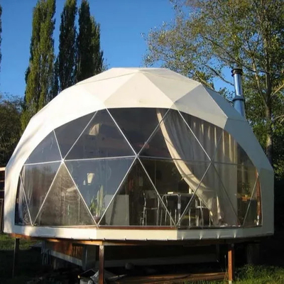 plus grande image Ajouter à Compare Partager luxe 6m pvc neige d'hiver chauffé camping demi-dôme tente pour le désert