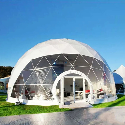 Diamètre 6m Tente igloo en forme de rond transparent Géant de luxe
