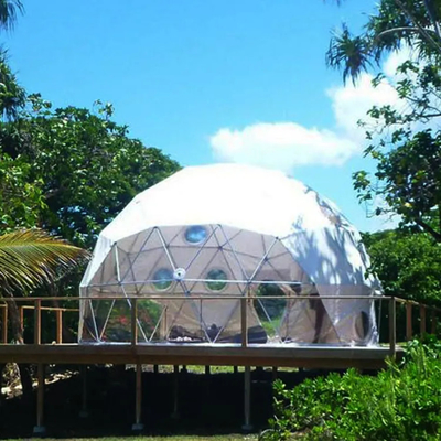 Diamètre 6m Tente igloo en forme de rond transparent Géant de luxe