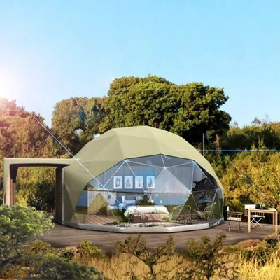 Tente à dôme gonflable de 4 mètres Tente de camping en plein air igloo de luxe