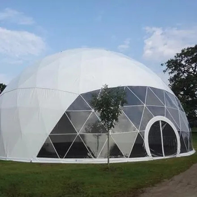 Tentes gonflables à dôme de cirque Grandes tentes de camping avec revêtement en PVC