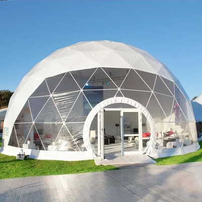 Tentes gonflables à dôme de cirque Grandes tentes de camping avec revêtement en PVC