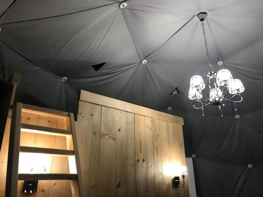 Tentes de camping géodésiques familiales pour l'hiver