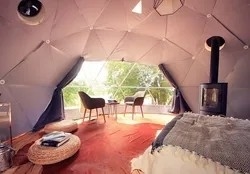 Igloo Glamping Tente géodésique à dôme Tente d'hiver en PVC Tissu 2 à 10 personnes Vivant