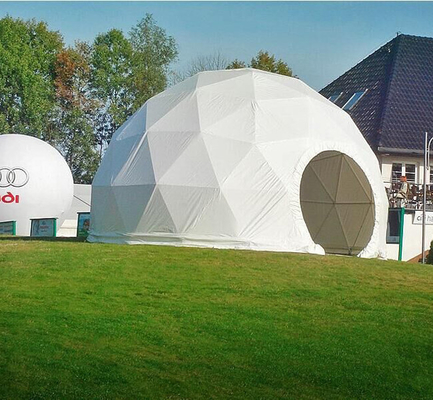 Igloo Glamping Tente géodésique à dôme Tente d'hiver en PVC Tissu 2 à 10 personnes Vivant