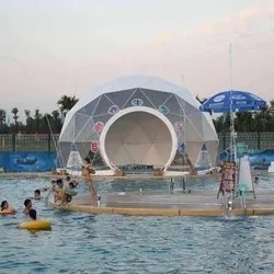 Tente gonflable Glamping Dome Resort Terre Hôtel OEM Tente maison