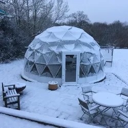 Tente gonflable Glamping Dome Resort Terre Hôtel OEM Tente maison