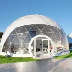 Tente gonflable Glamping Dome Resort Terre Hôtel OEM Tente maison