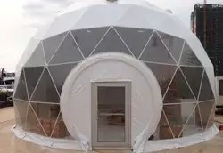 Tente gonflable Glamping Dome Resort Terre Hôtel OEM Tente maison