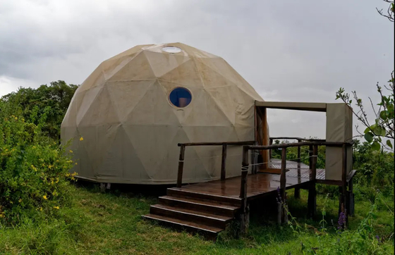 Décoration d'hôtel Tente géodésique gonflable à dôme Luxe imperméable