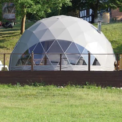 Camping 4 saisons Tente géodésique Dôme maison gonflable Transparent